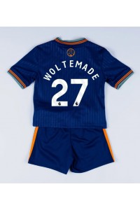 Newcastle United Nick Woltemade #27 Babyklær Tredje Fotballdrakt til barn 2025-26 Korte ermer (+ Korte bukser)
